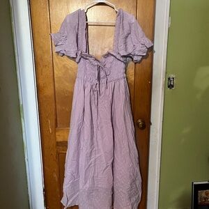 NWT purple cottage core dress